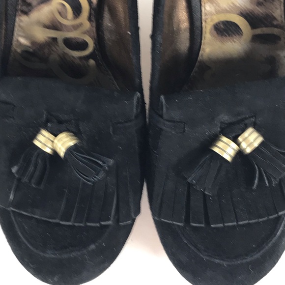 Sam Edelman Wesley Wedge 7.5M black suede - Picture 3 of 8